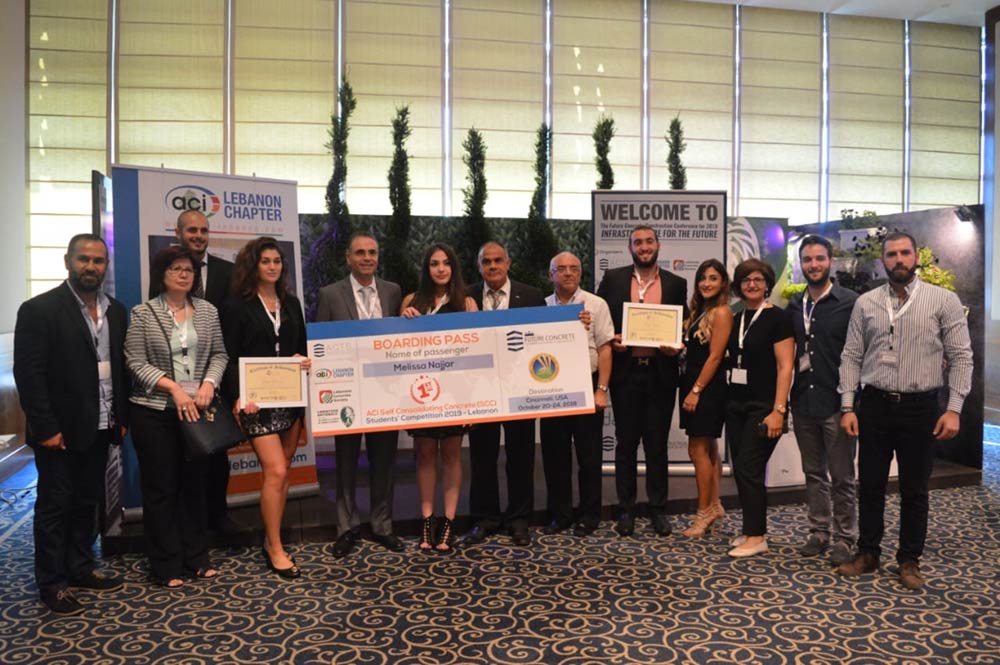 Civil Engineering students earned 1st and 3rd prize at the ACI Competition