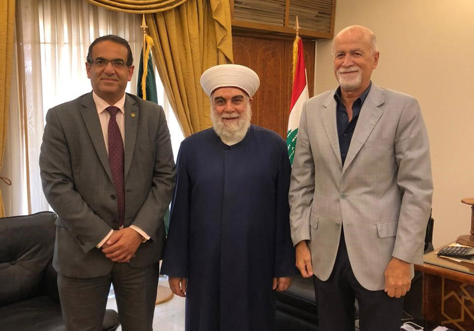 Vice President Professor Rami Abboud visited His Eminence Mufti of Tripoli