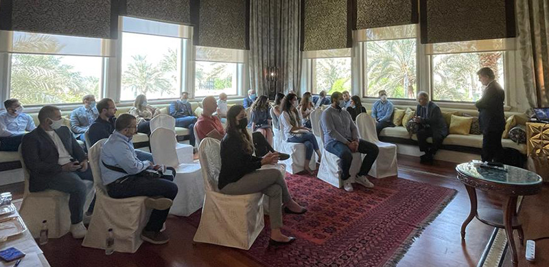 President Warrak meets with UOB alumni in Dubai