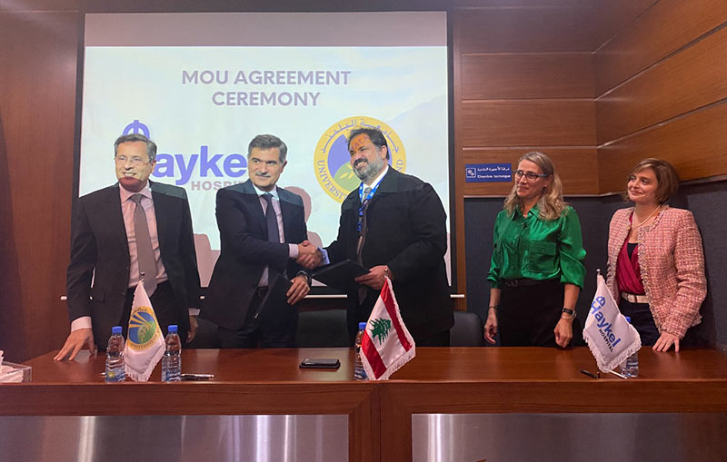 The University of Balamand signs a Memorandum of Understanding with Haykel Hospital