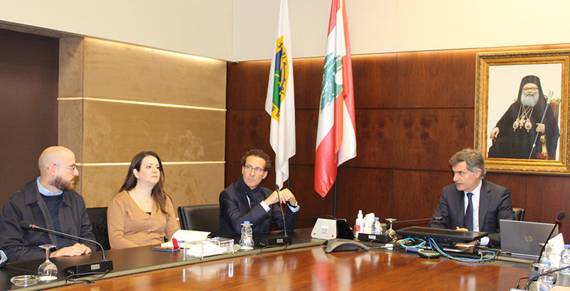The General Consul for France in Beirut Visits the University of Balamand 