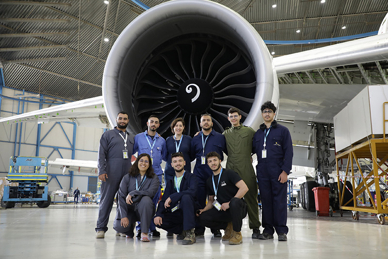 Exclusive Training at JORAMCO Jordan Intended for the Aeronautical Engineering and Aircraft Maintenance Technology Students at the University of Balamand