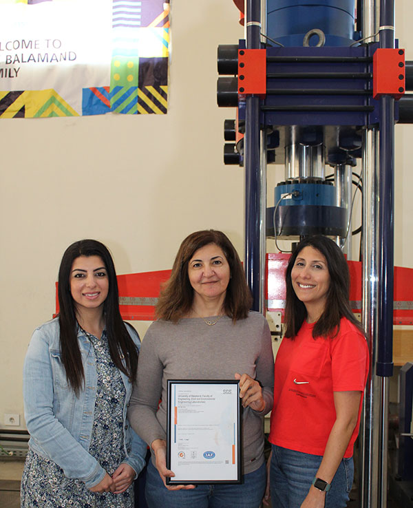 Third Consecutive ISO Certification for The Civil and Environmental Engineering Laboratories