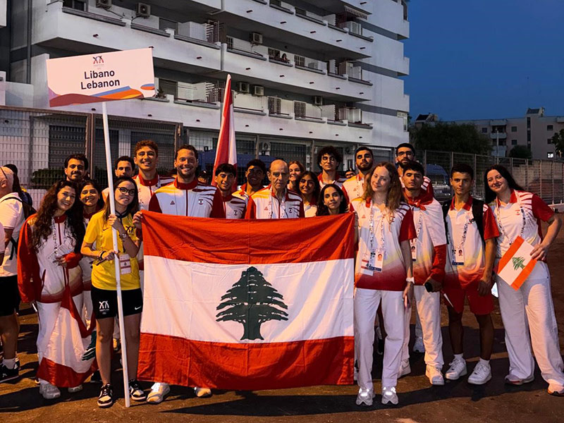 UOB Students Represent Lebanon at the Mediterranean Games 2026